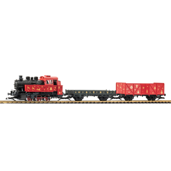 Piko 02412 , G-Scale – Świąteczny Zestaw Kolejowy BR 80 (Limited Xmas Set) , skala G